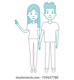 lovers couple avatars characters