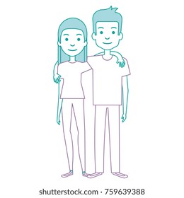 lovers couple avatars characters
