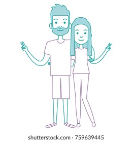 lovers couple avatars characters