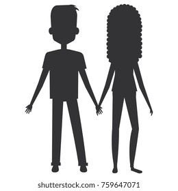 lovers couple avatars characters