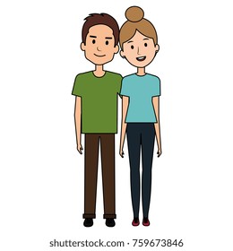 lovers couple avatars characters