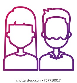 lovers couple avatars characters