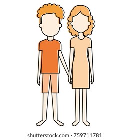 lovers couple avatars characters