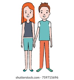 lovers couple avatars characters