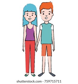 lovers couple avatars characters