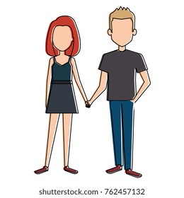 lovers couple avatars characters