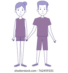 lovers couple avatars characters