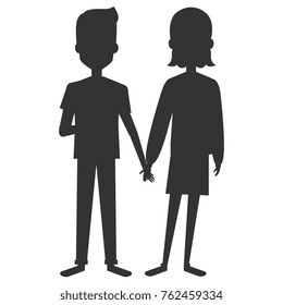 lovers couple avatars characters