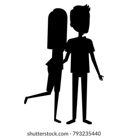 lovers couple avatars characters