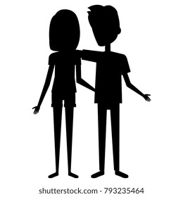 lovers couple avatars characters