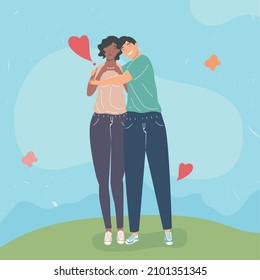 lovers couple in the camp characters
