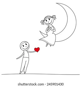 lovers great for greeting card