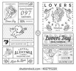 Lovers Greeting Cards black on white