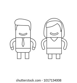 Lovers icon, vector illustration design. Love collection.