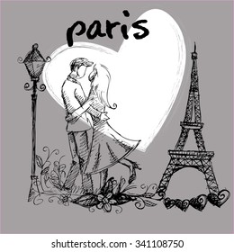 lovers in Paris
