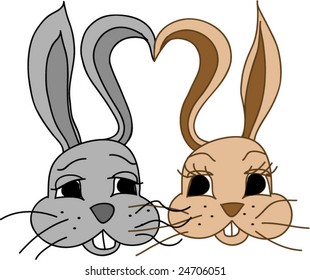 lovers rabbits