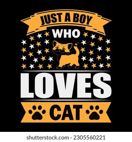 Ama la tipografía de gato Diseño de camiseta 