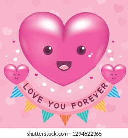 loves with flags banner badge