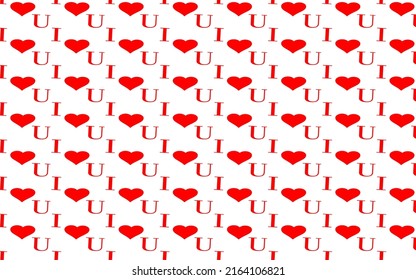 Love-shaped pattern. Identical with love and affection