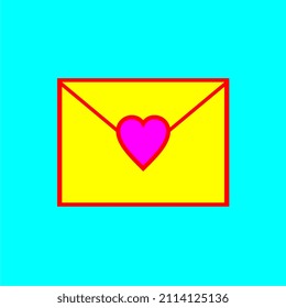love-themed envelope design, adding a more romantic impression