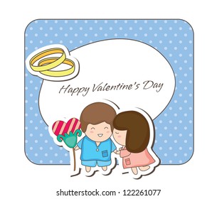 Lovey couple frames (kissing)