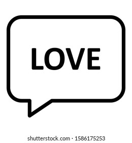 
Loving chat, chat bubble Isolated Vector Icon which can be easily modified or edited
