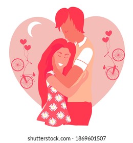 Girl Hugging Boy Drawing Images Stock Photos Vectors Shutterstock