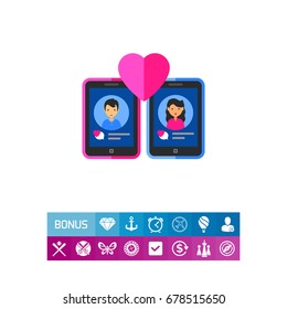 Loving Couple Symbol Icon