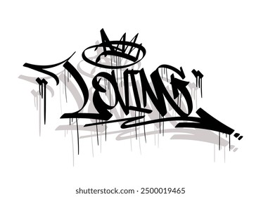 LOVING graffiti tag style design