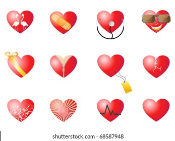 loving hearts set