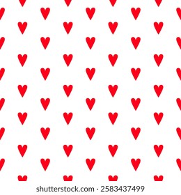 Loving Hearts, Valentine's seamless Pattern