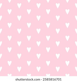 Loving Hearts Valentine's seamless Pattern