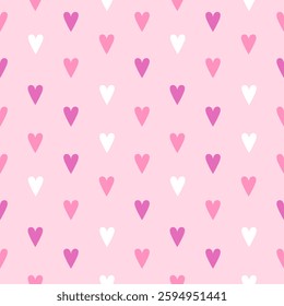 Loving Hearts Valentine's seamless Pattern