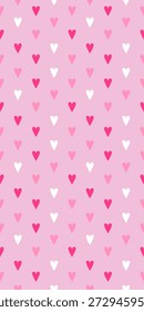 Loving Hearts Valentins nahtloses Muster
