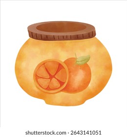 Lovingly illustrated by hand, this fruity jam jar brings a cozy cottagecore feel — perfect for autumn markets or kitchen-themed designs.