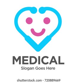 Lovr Stethoscope Medical Logo