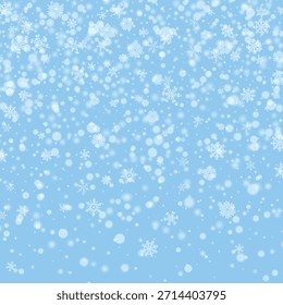 Vista de ángulo bajo del copo de nieve contra el cielo azul