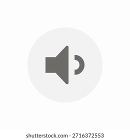 Symbol für niedrige Audioeinstellungen, Vektor