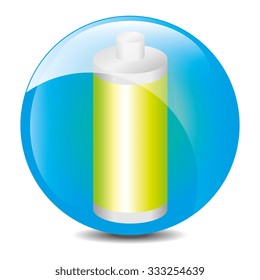 Low battery charging icon design, vector illustration graphic.