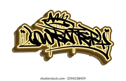 
LOW BATTERY graffiti style design
