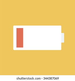 Low battery icon. Low power icon.