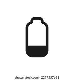 Icono de batería baja. Smartphone ui. Ilustración vectorial en estilo moderno. Recursos gráficos editables para muchos fines.