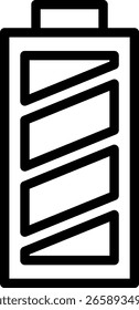 Low Battery Icon Symbol Vector Illustration