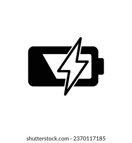 low battery icon vector charging  icon