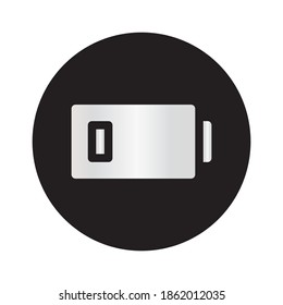 Low Battery Icon Vector Design. Camera Interface Icon. Eps 10 Vector Illustration.