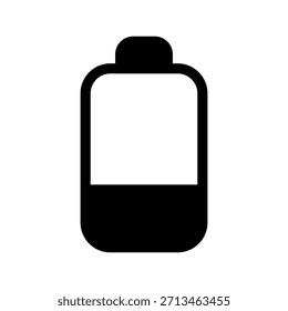 Ilustración de diseño de símbolo de Vector de icono de batería baja