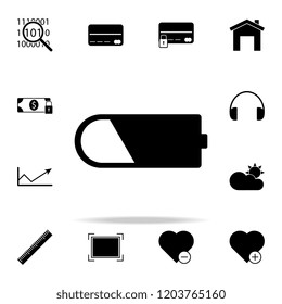 low battery icon. web icons universal set for web and mobile