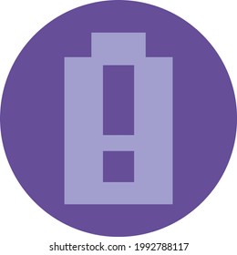 Low battery, illustration, on a white background.