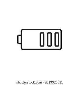 
Low Battery Line Vector Icon