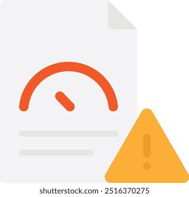 Low Battery Power Icon Vector Flat Illustration